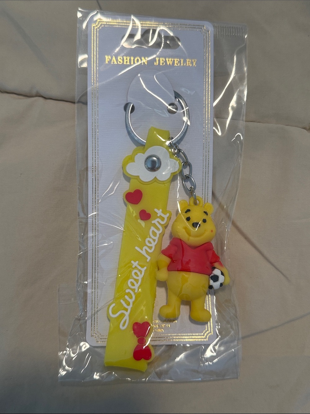 $5 for $25 Winnie-Style Character Keychain with Soccer Ball
